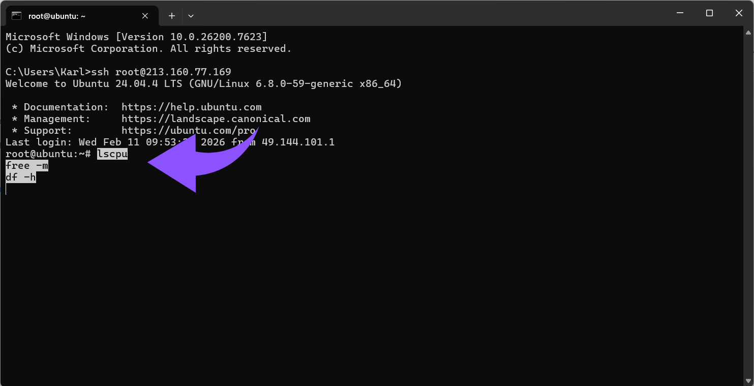 Schau mal deine Ressourcen an