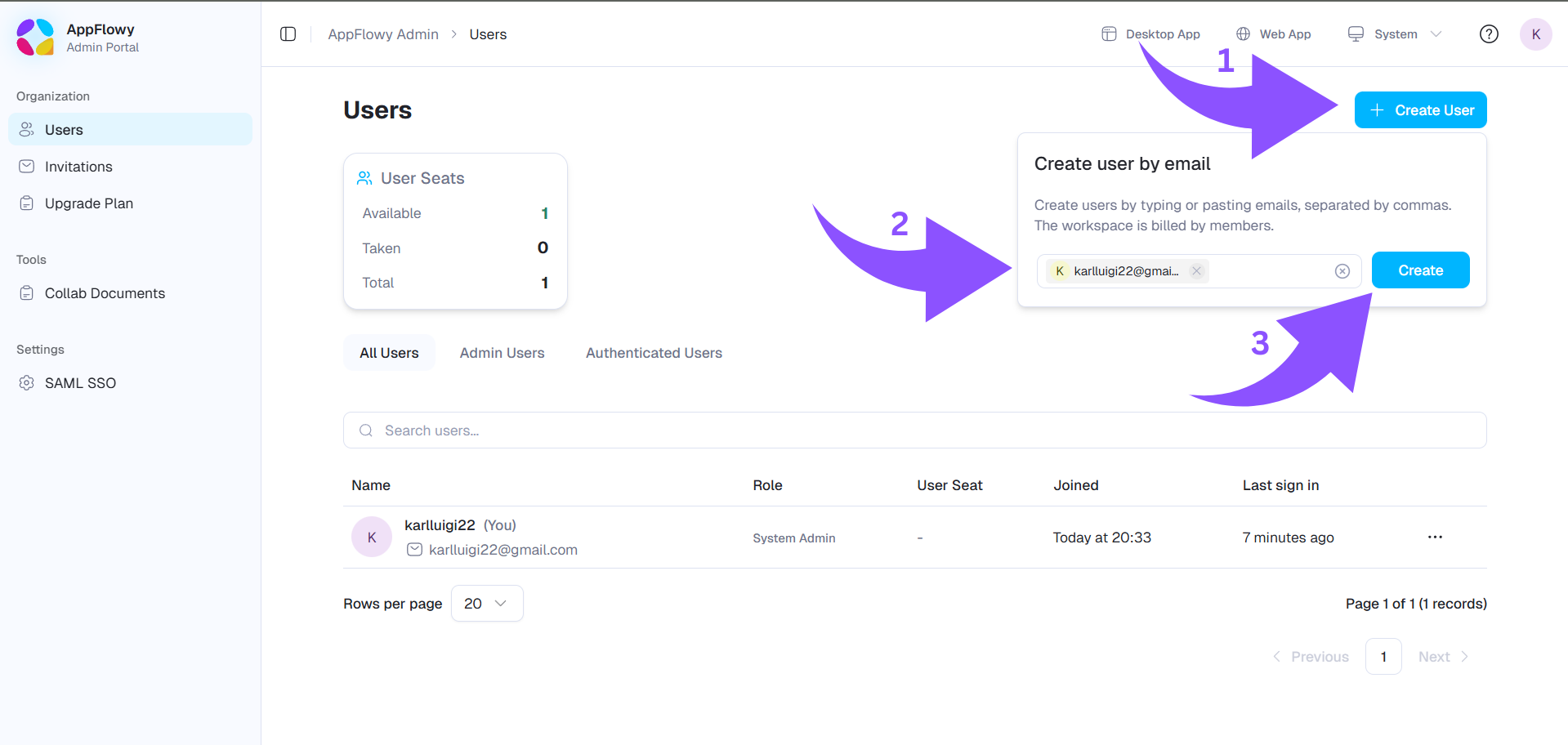 Benutzerkonten erstellen