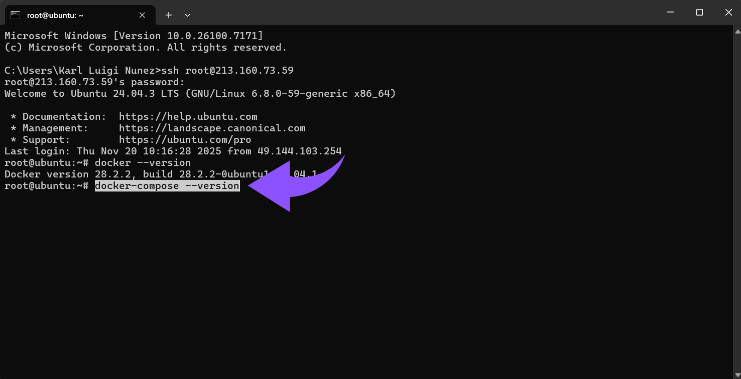 docker-compose &ndash;version.png