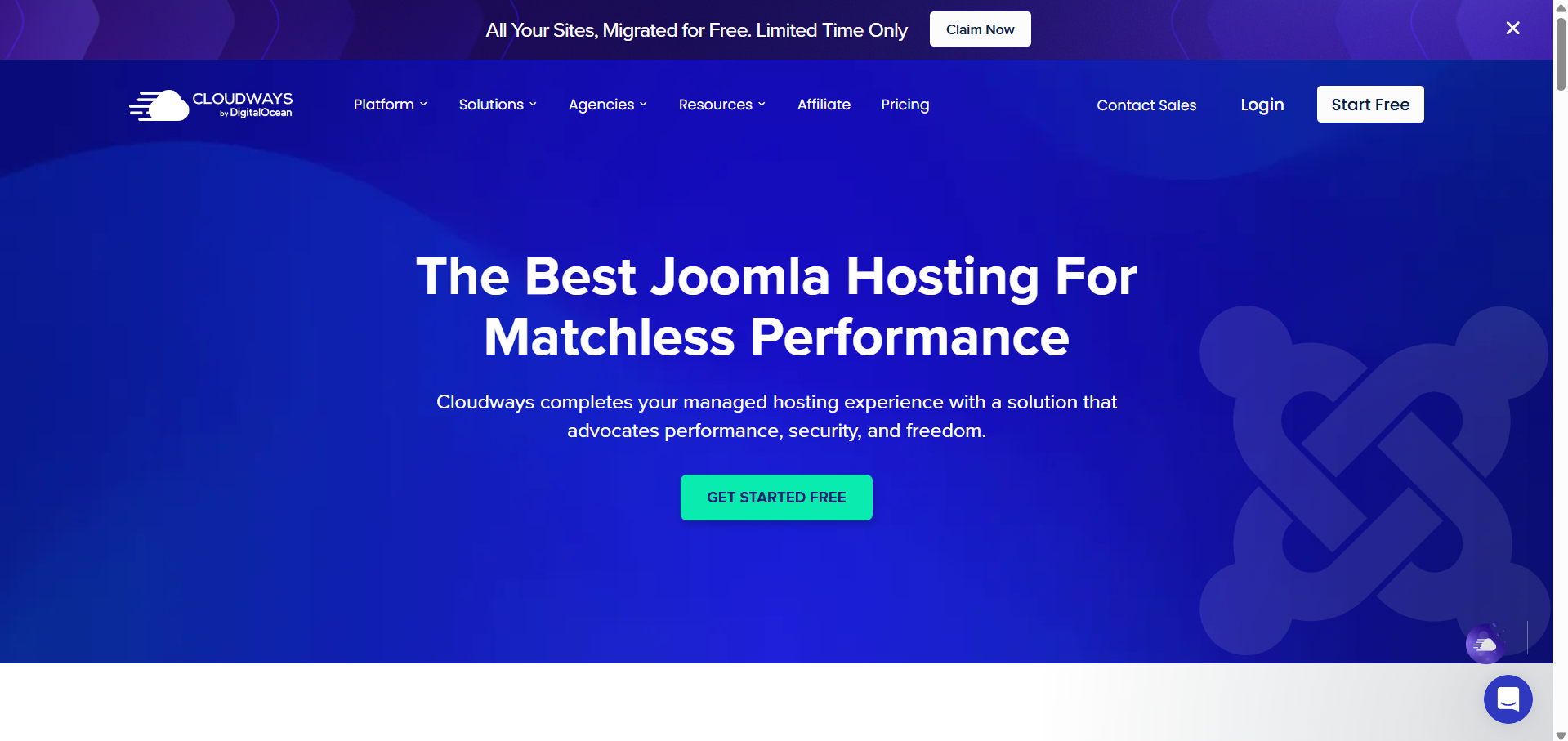 Cloudways Web Page