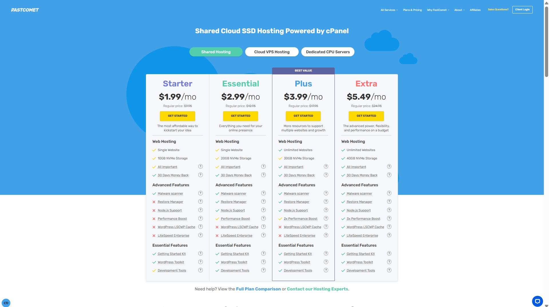 fastcomet pricing