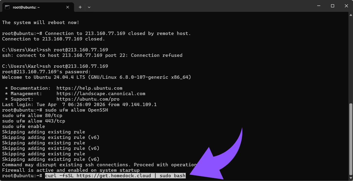 curl -fsSL httpsget.homedock.cloud sudo bash.png