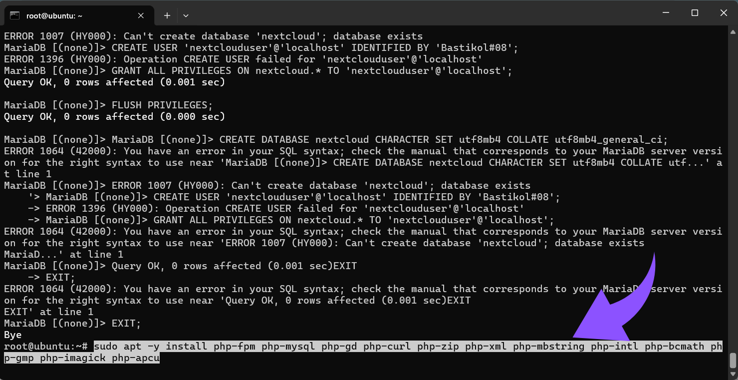 Install PHP-FPM and required PHP extensions.png