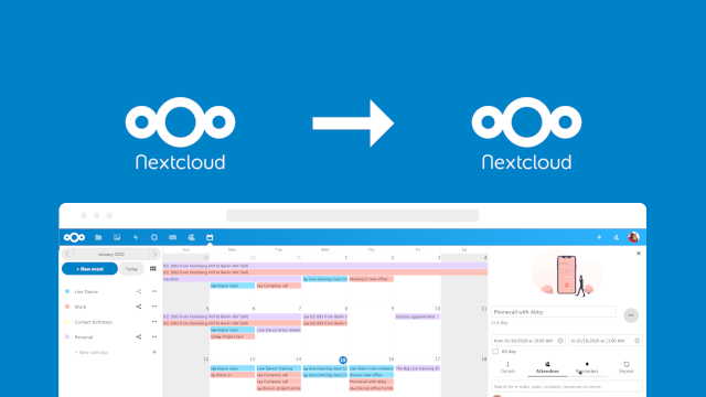 Nextcloud umziehen