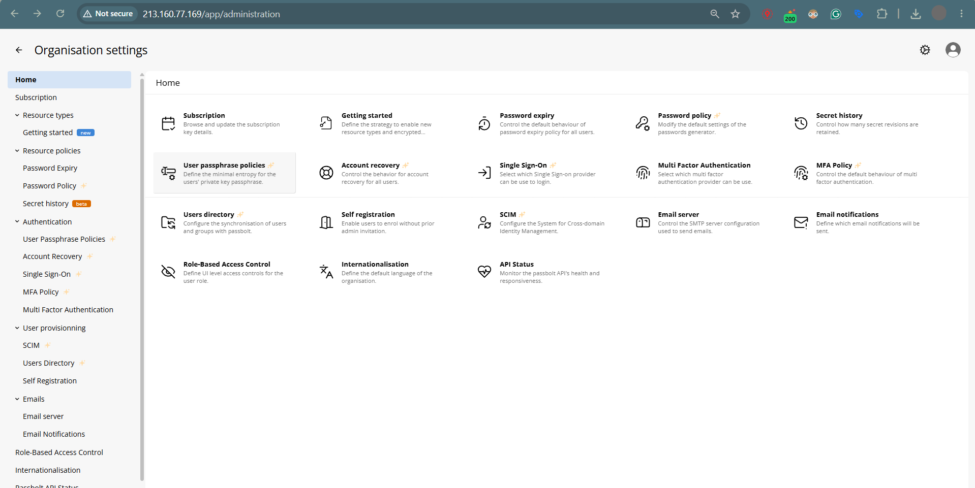Auf das Passbolt-Dashboard zugreifen.png