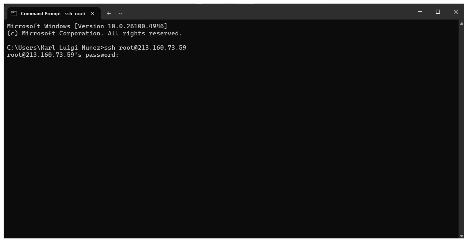 Per SSH verbinden