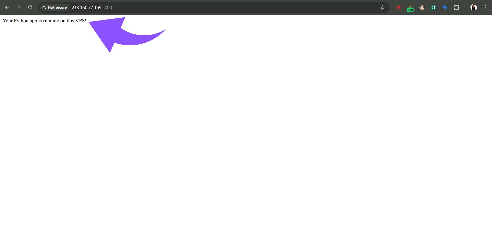 Öffne deinen Browser