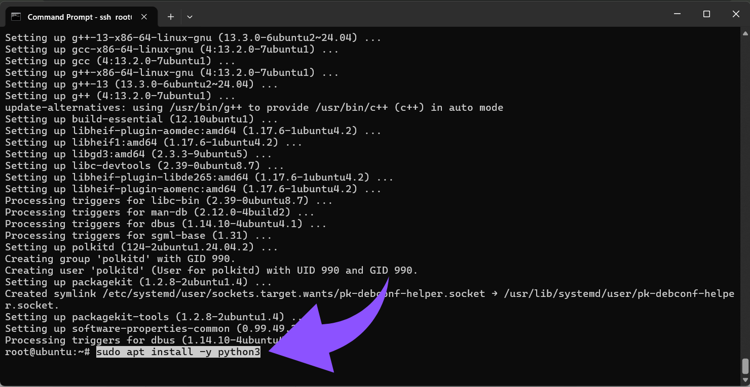 Python 3 installieren