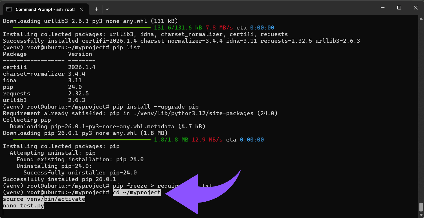 Erstelle ein Testskript
