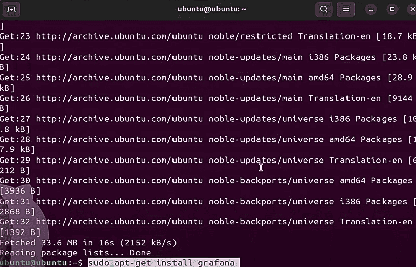 Grafana installieren