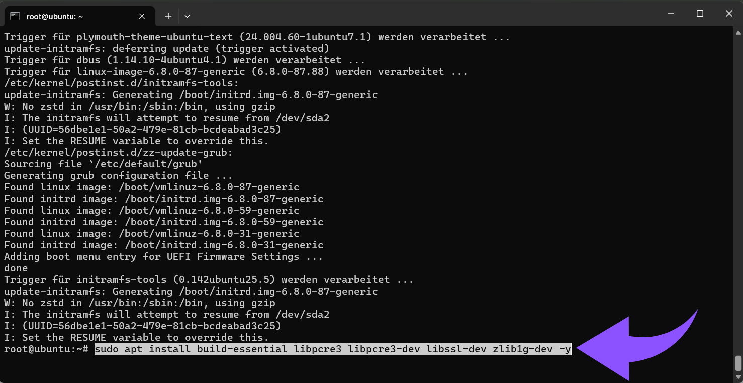 sudo apt install build-essential libpcre3 libpcre3-dev libssl-dev zlib1g-dev -y.png