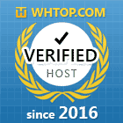Hosting.de is verified by whtop.com