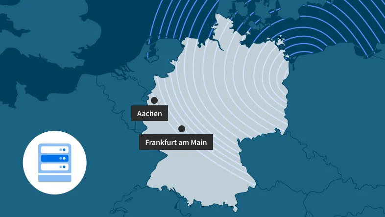 Lokales deutsches Rechenzentrum